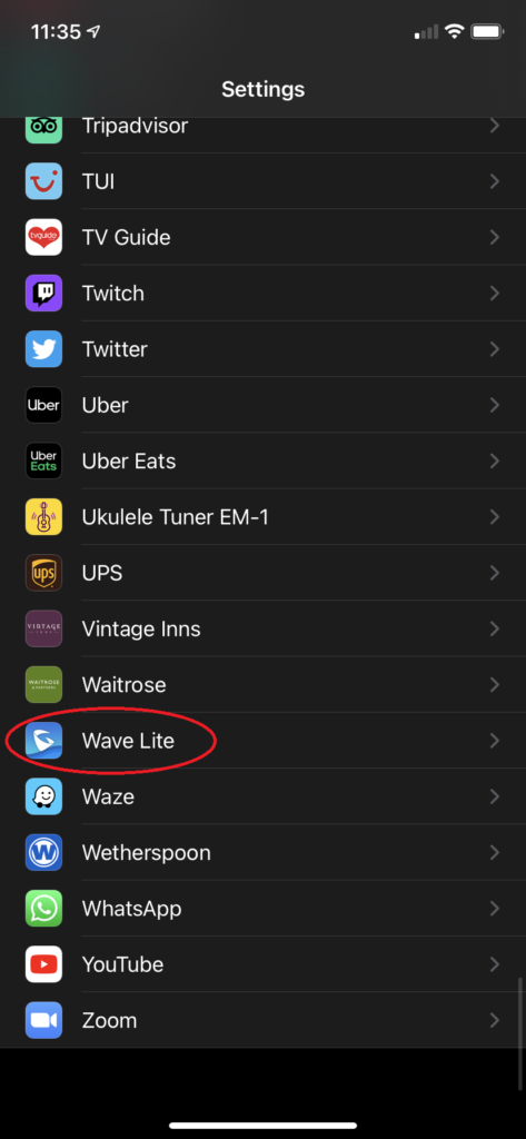 how to send eth to wave lite client